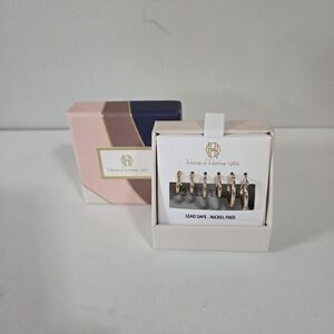 House of Harlow 1960 Gold Hoop Earrings